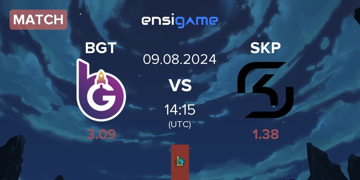 Match BoostGate Esports BGT vs SK Gaming Prime SKP | 09.08