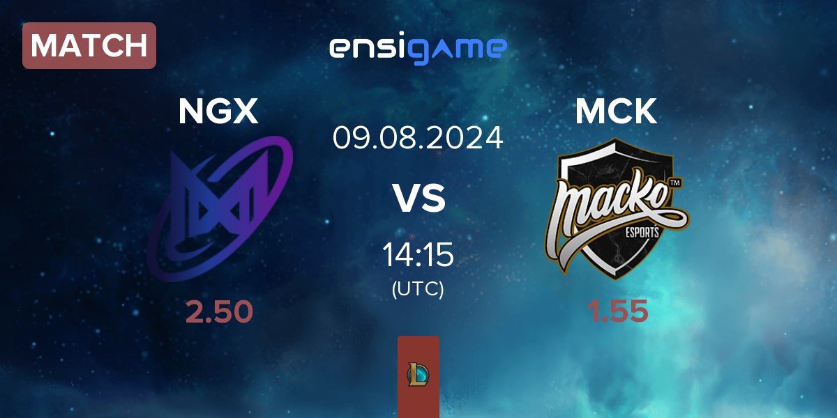 Match Nigma Galaxy NGX vs Macko Esports MCK | 09.08