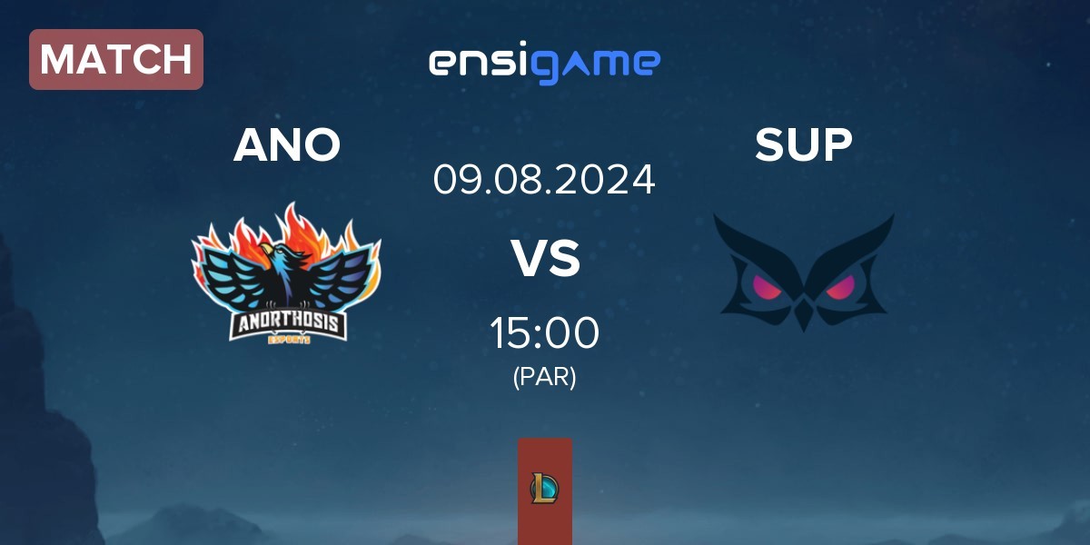 Match Anorthosis Famagusta Esports ANO vs Papara SuperMassive SUP | 09.08