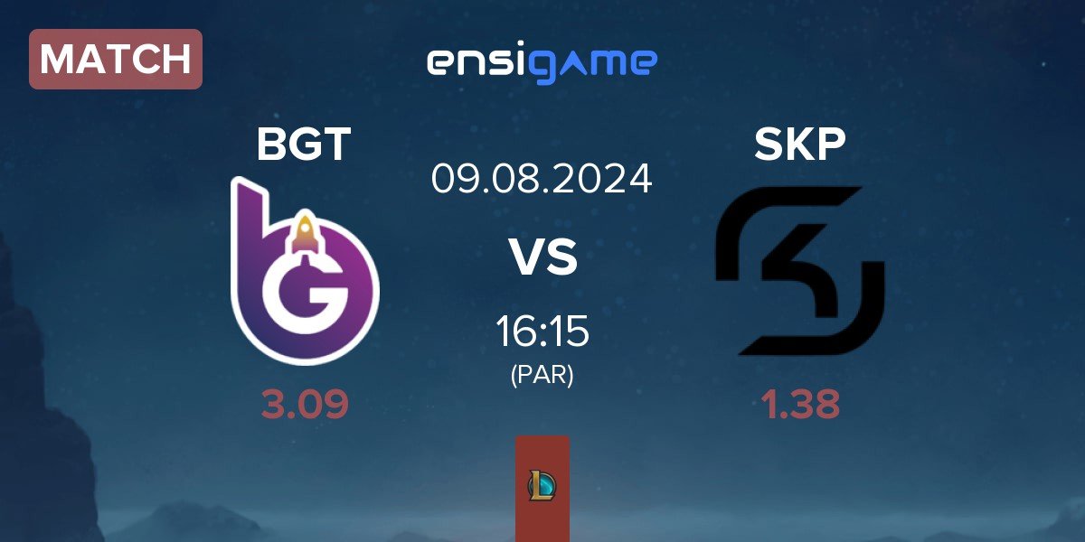 Match BoostGate Esports BGT vs SK Gaming Prime SKP | 09.08