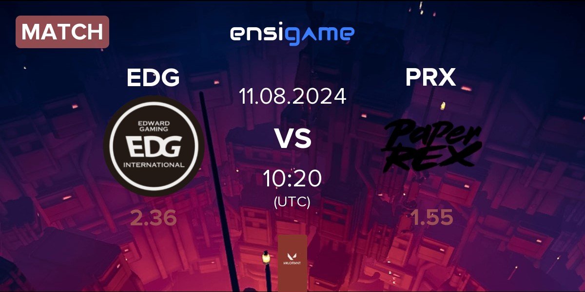 Match Edward Gaming EDG vs Paper Rex PRX | 11.08