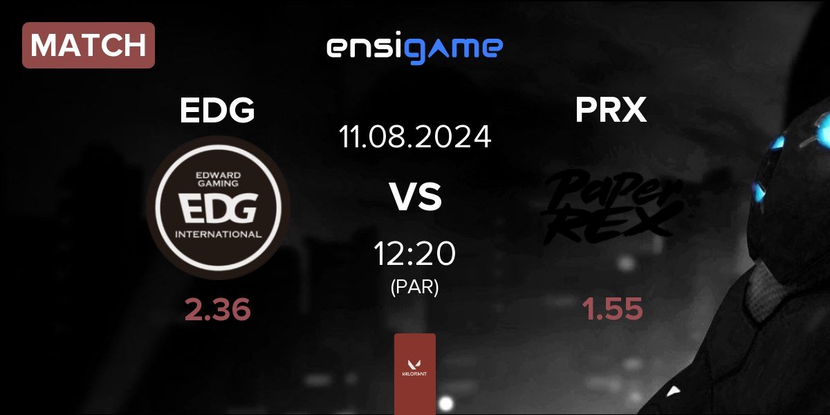 Match Edward Gaming EDG vs Paper Rex PRX | 11.08