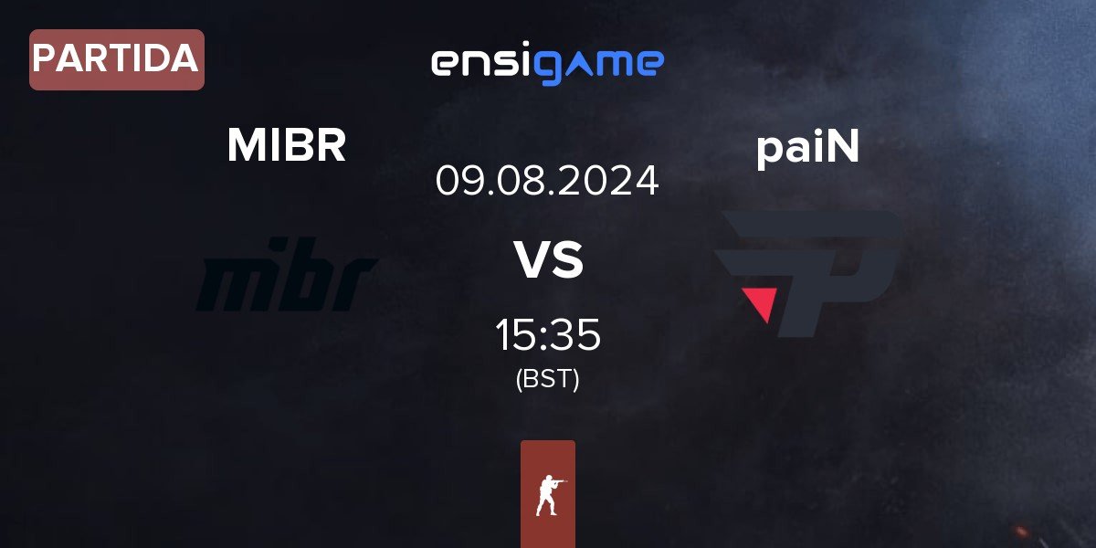 Partida Made in Brazil MIBR vs paiN Gaming paiN | 09.08