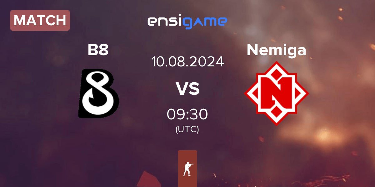 Match B8 vs Nemiga Gaming Nemiga | 10.08