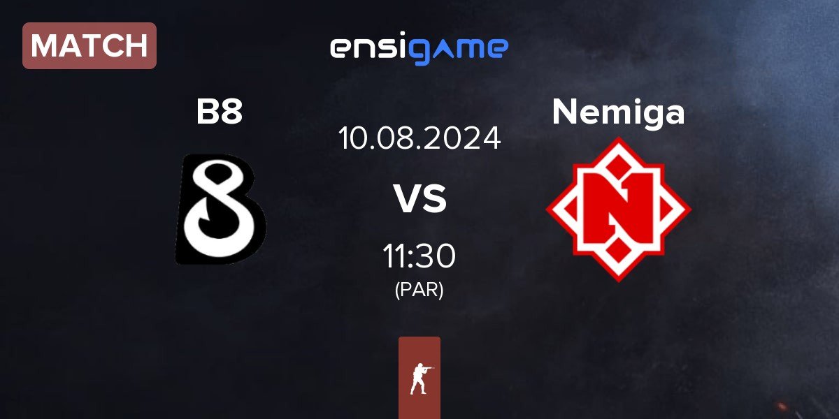 Match B8 vs Nemiga Gaming Nemiga | 10.08