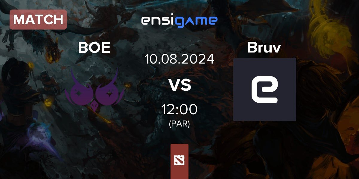 Match Blind Owl Esports BOE vs Bruv123 Bruv | 10.08