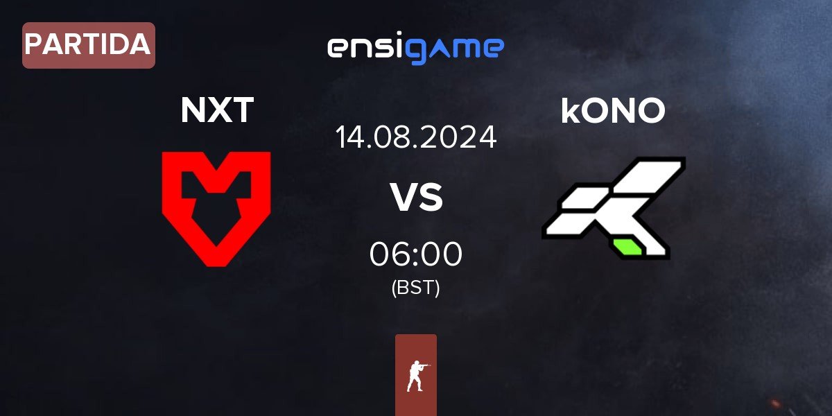 Partida MOUZ NXT NXT vs kONO.ECF kONO | 14.08