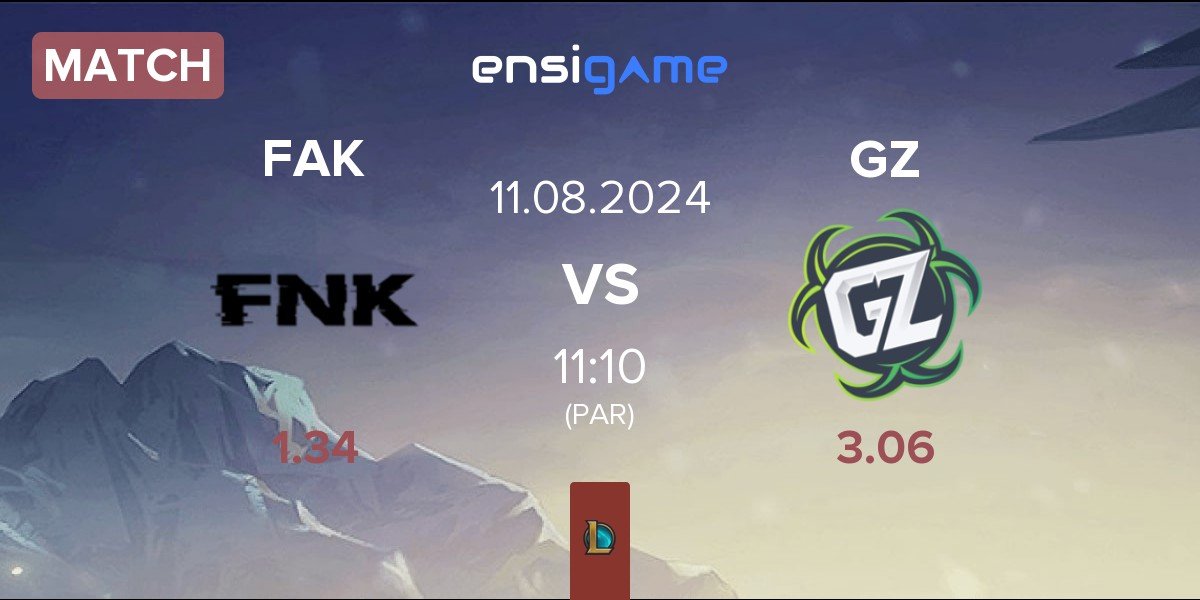 Match Frank Esports FAK vs Ground Zero Gaming GZ | 11.08