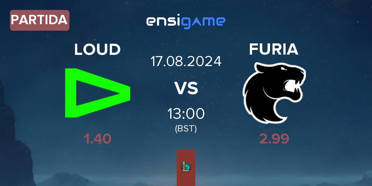 Partida LOUD vs FURIA Esports FURIA | 17.08