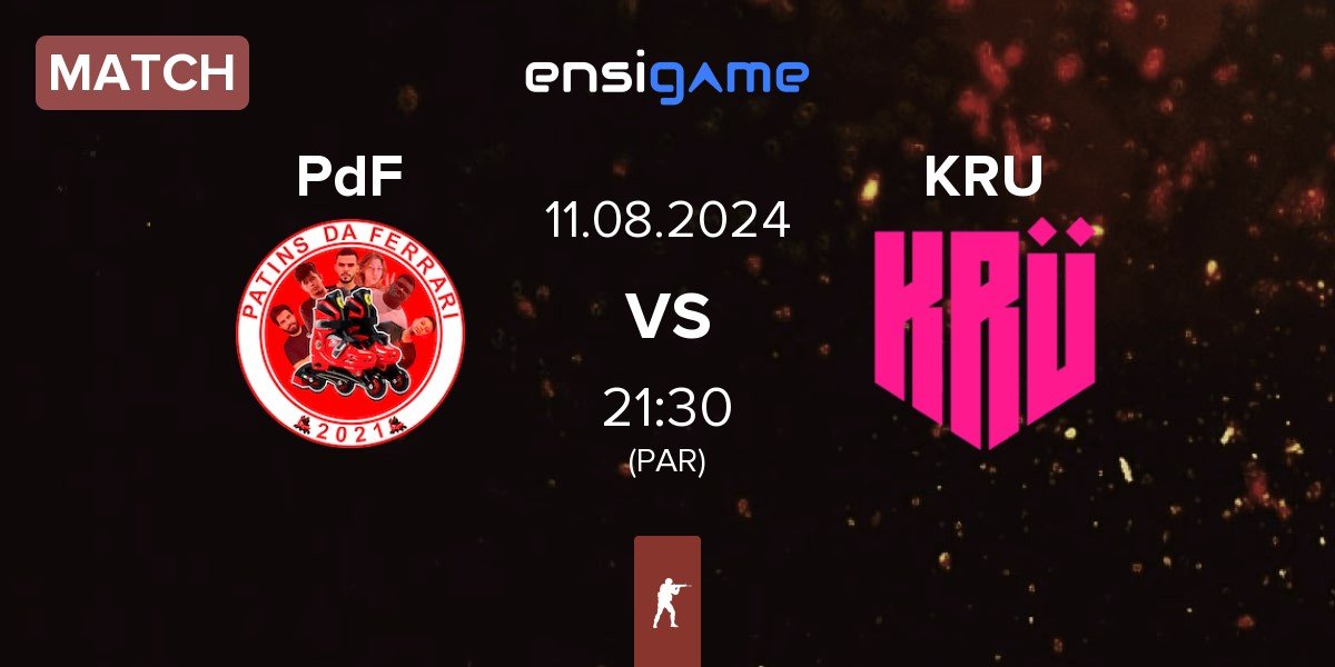 Match Patins da Ferrari PdF vs KRU Esport KRU | 11.08