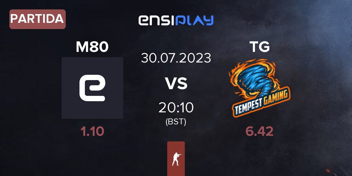 Partida M80 vs Tempest Gaming TG | 30.07