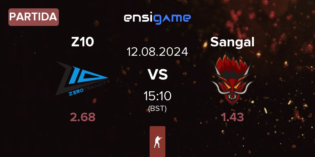 Partida Zero Tenacity Z10 vs Sangal Esports Sangal | 12.08