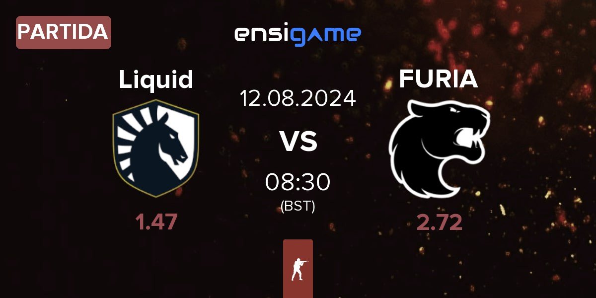 Partida Team Liquid Liquid vs FURIA Esports FURIA | 12.08