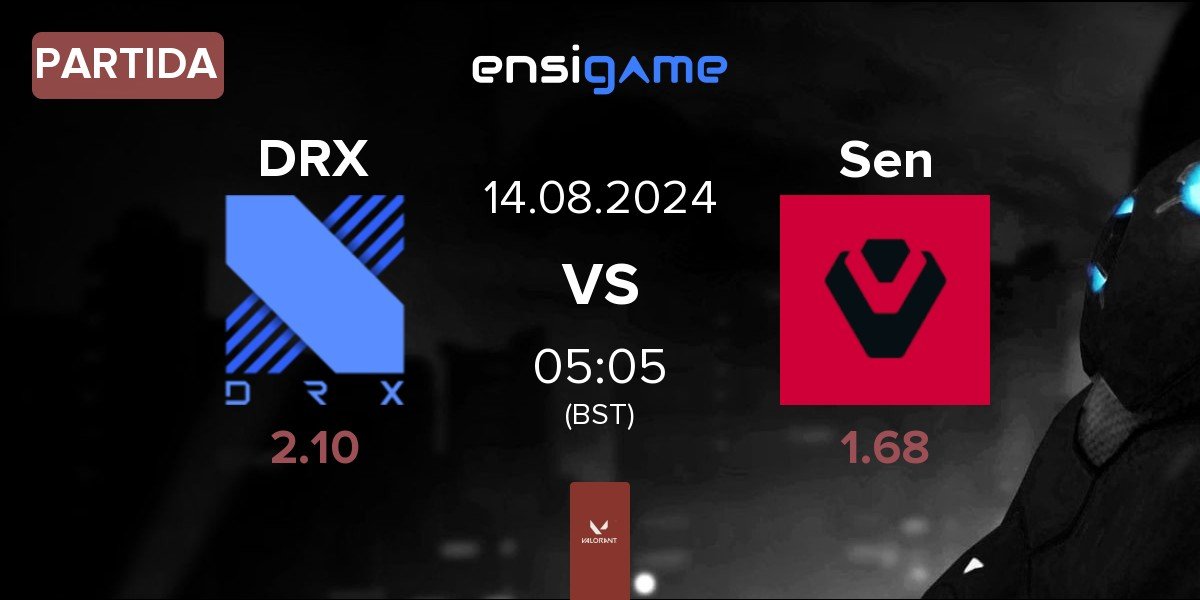 Partida DRX vs Sentinels Sen | 14.08