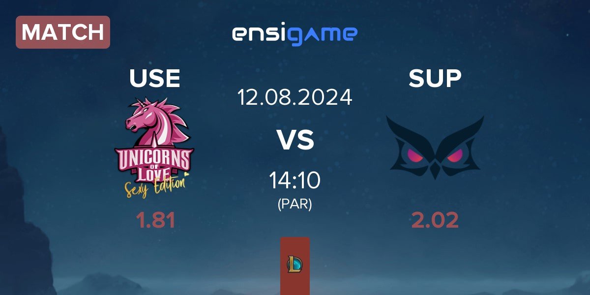 Match Unicorns of Love Sexy Edition USE vs Papara SuperMassive SUP | 12.08