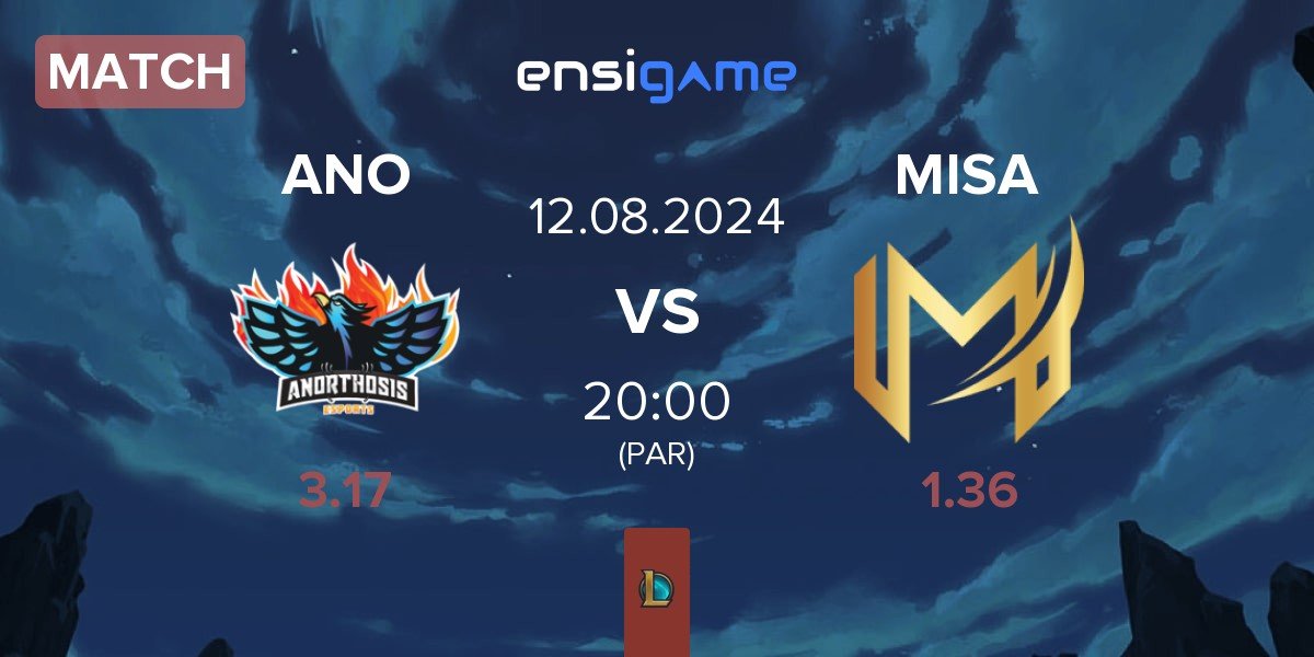 Match Anorthosis Famagusta Esports ANO vs Misa Esports MISA | 12.08