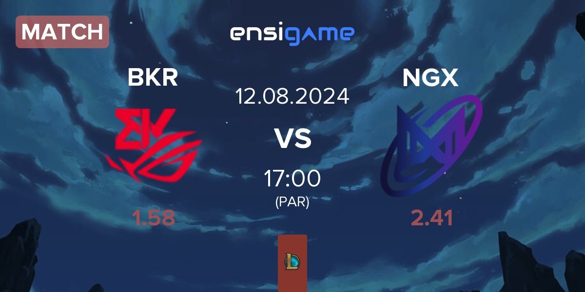 Match BK ROG Esports BKR vs Nigma Galaxy NGX | 12.08