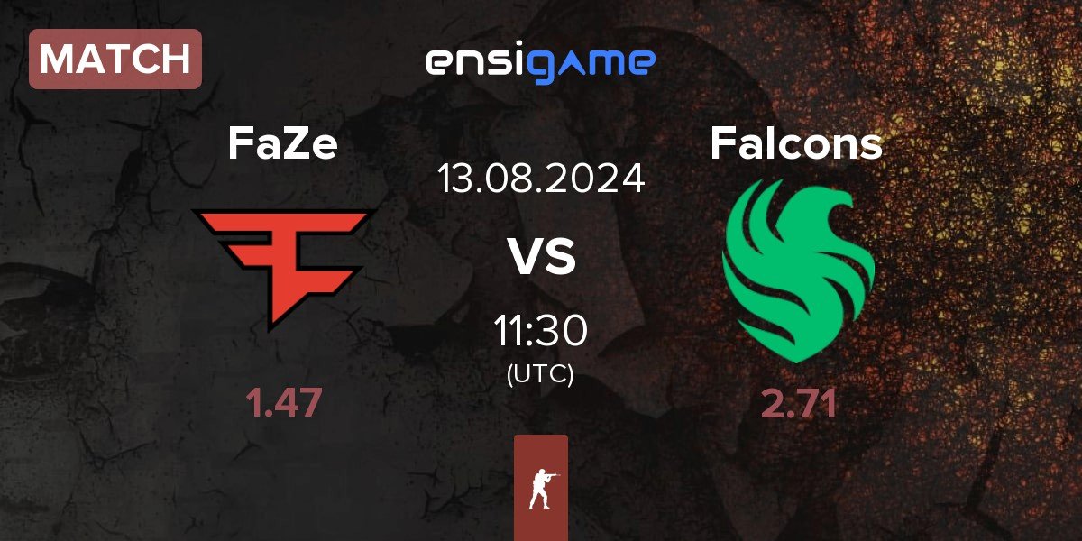 Match FaZe Clan FaZe vs Team Falcons Falcons | 13.08