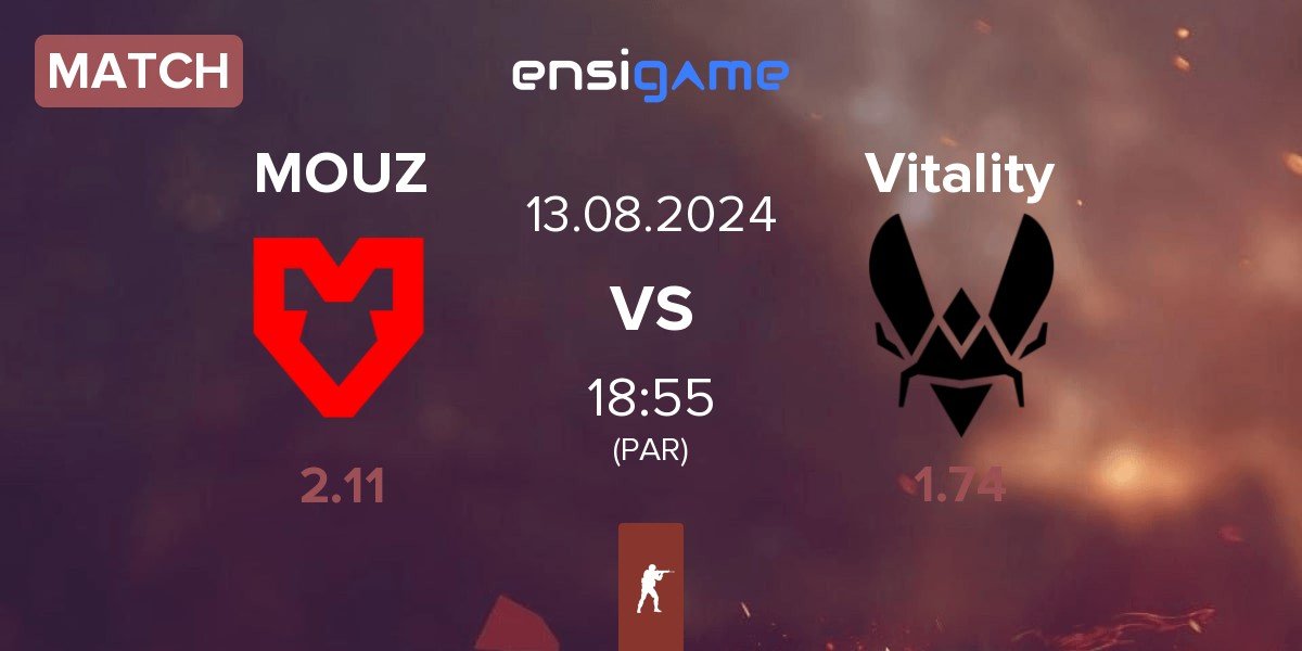 Match MOUZ vs Team Vitality Vitality | 13.08