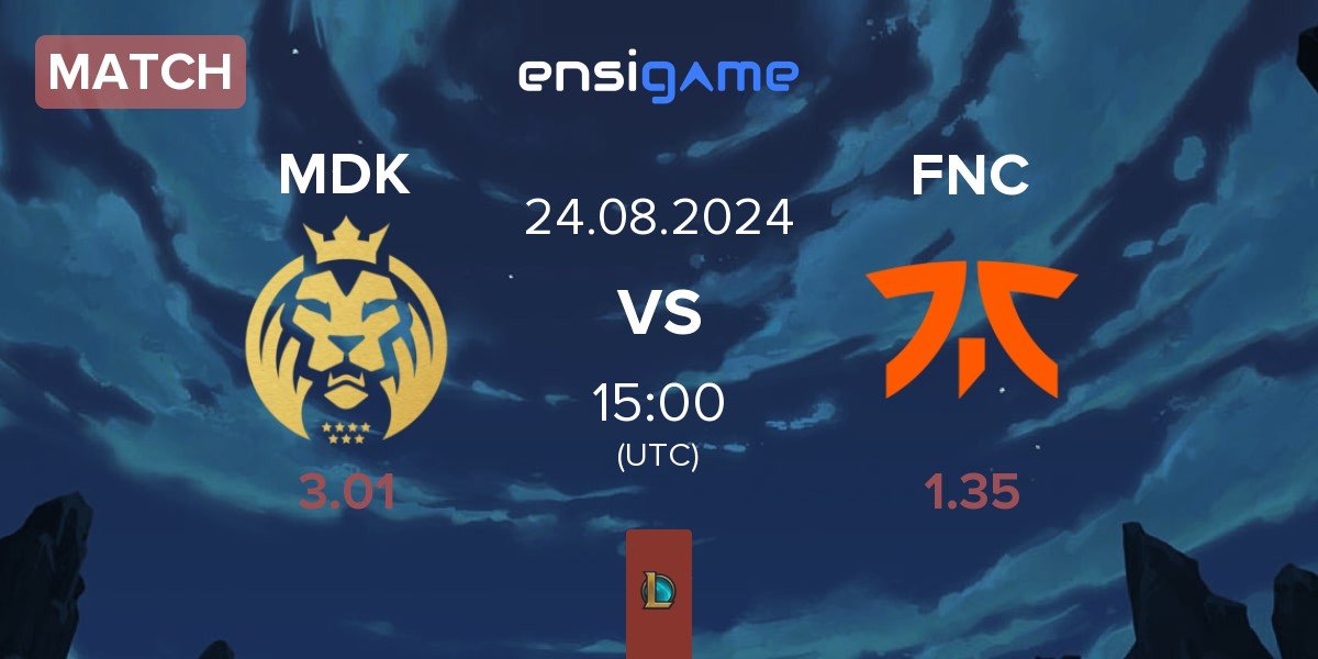 Match MAD Lions KOI MDK vs Fnatic FNC | 24.08