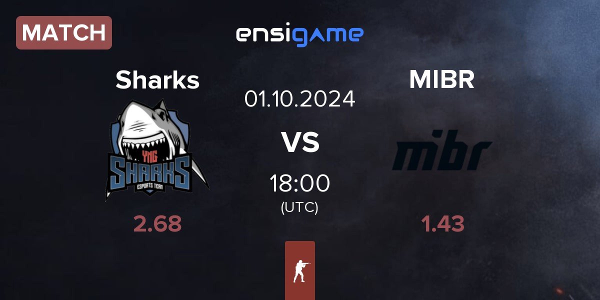 Match Sharks Esports Sharks vs Made in Brazil MIBR | 01.10