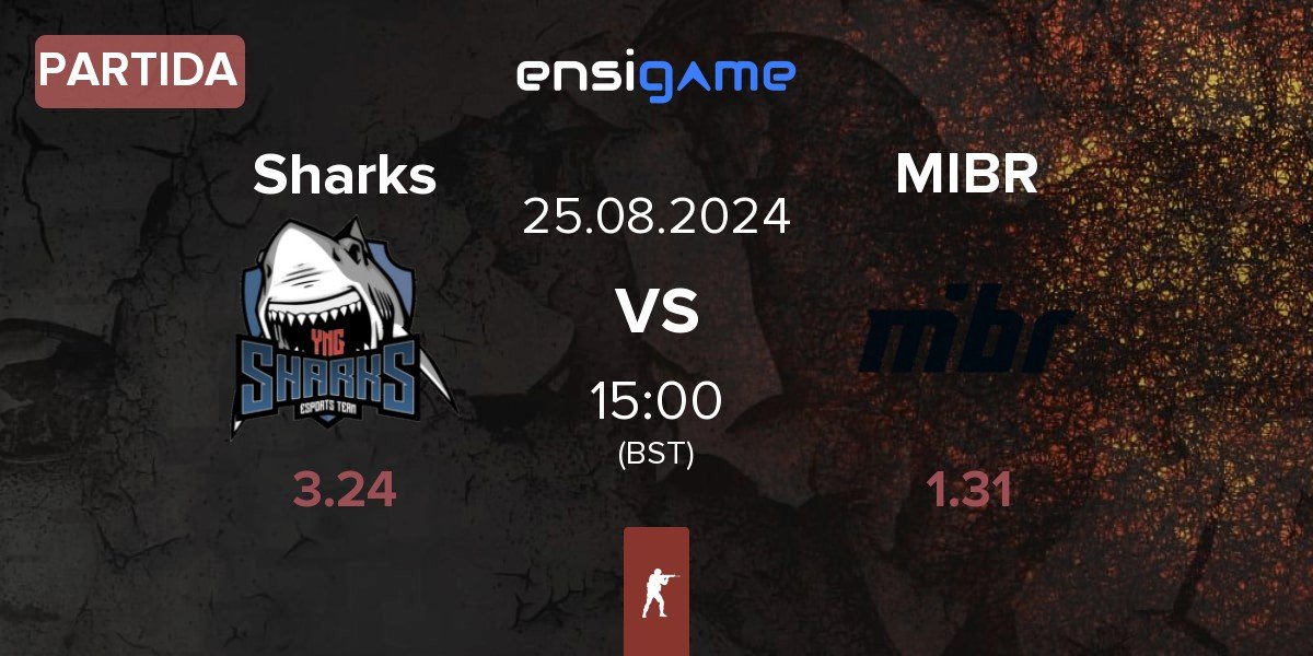 Partida Sharks Esports Sharks vs Made in Brazil MIBR | 01.10