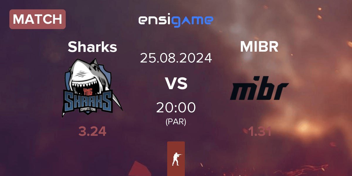 Match Sharks Esports Sharks vs Made in Brazil MIBR | 01.10