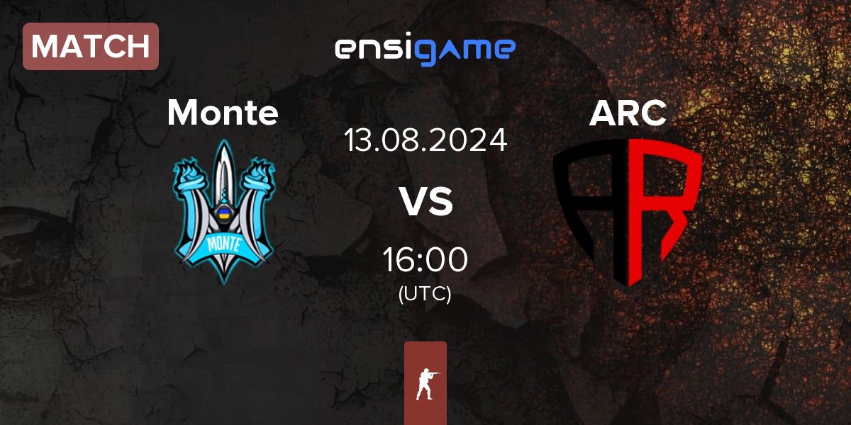 Match Monte vs ARCRED | 13.08