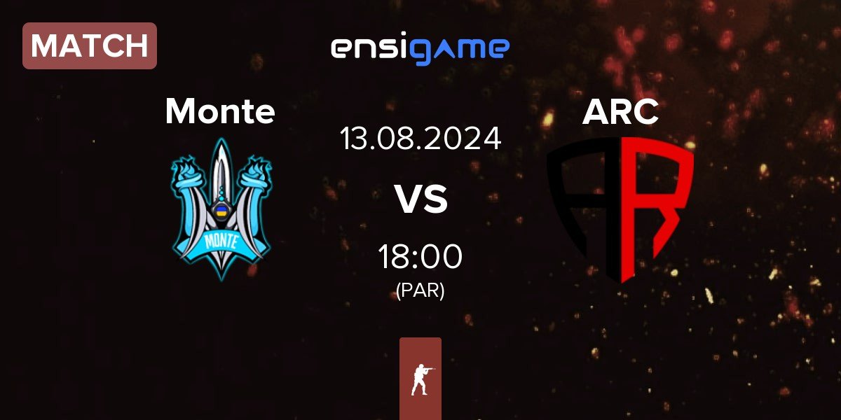 Match Monte vs ARCRED | 13.08