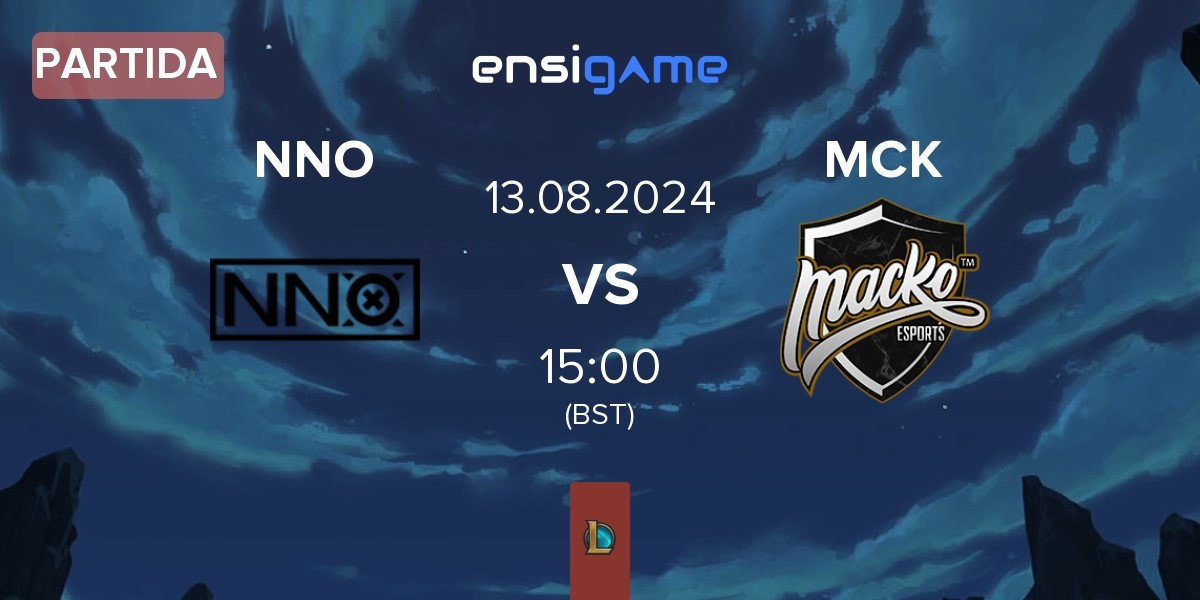 Partida NNO Prime NNO vs Macko Esports MCK | 13.08