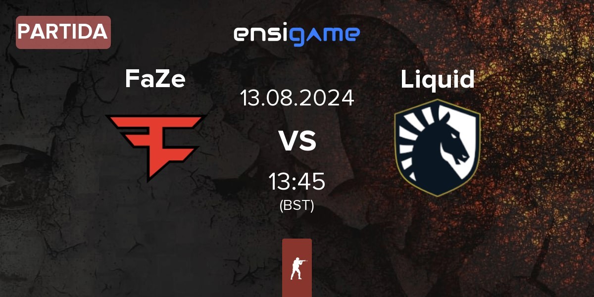 Partida FaZe Clan FaZe vs Team Liquid Liquid | 13.08