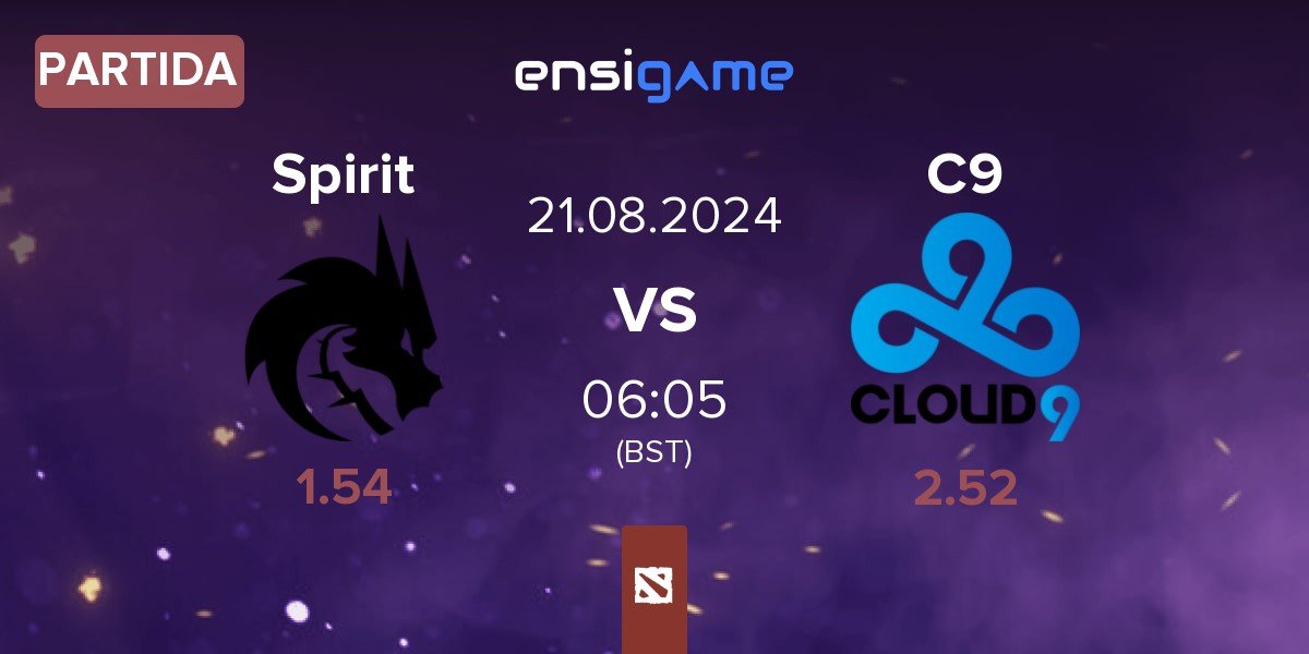 Partida Team Spirit Spirit vs Cloud9 C9 | 21.08