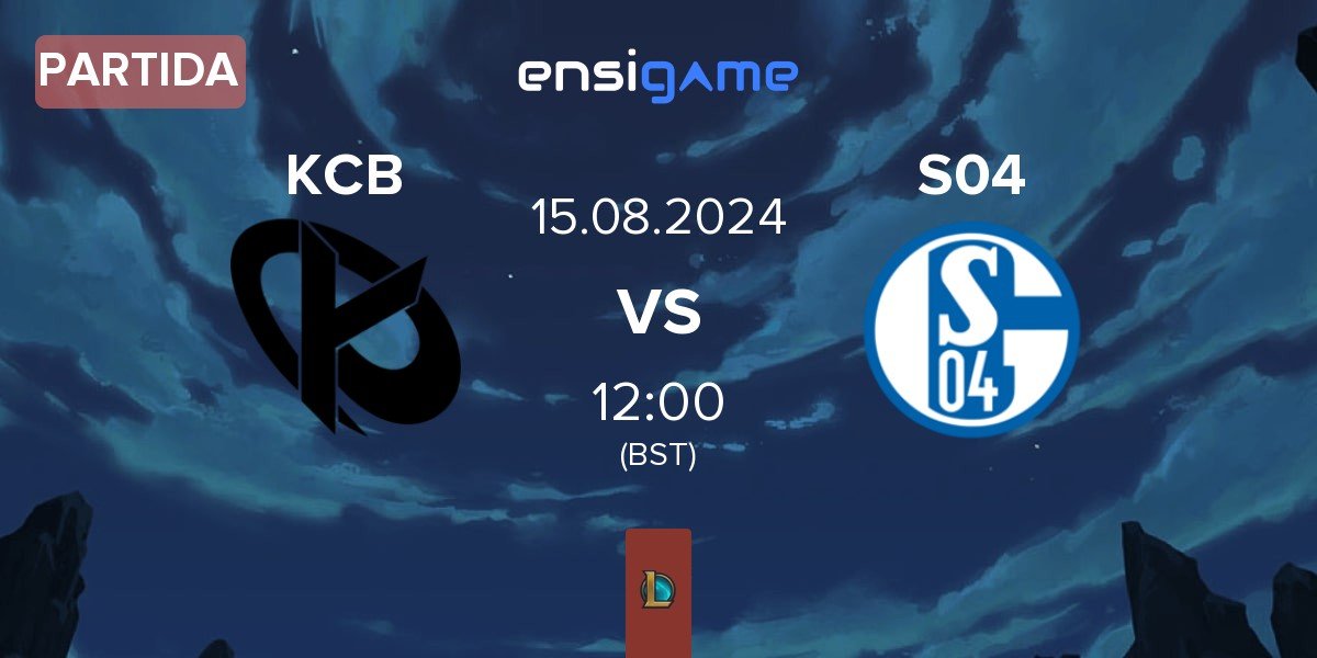 Partida Karmine Corp Blue KCB vs FC Schalke 04 Esports S04 | 15.08