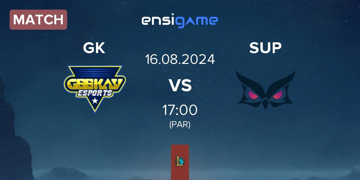 Match Geekay Esports GK vs Papara SuperMassive SUP | 16.08