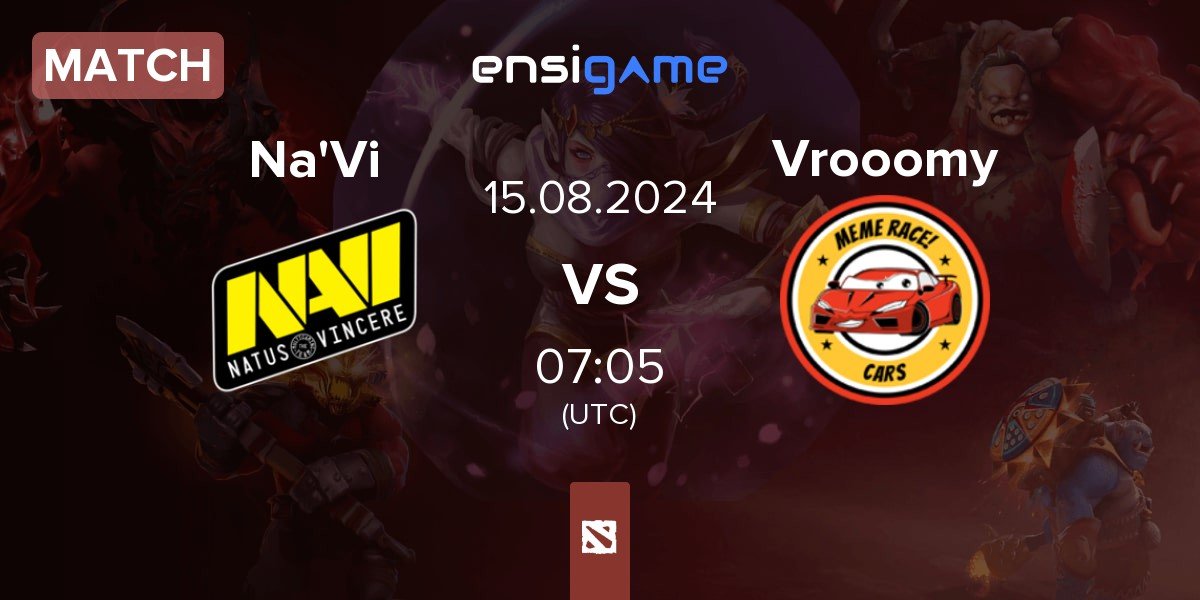 Match Natus Vincere Na'Vi vs Vrooomy.io Vrooomy | 15.08