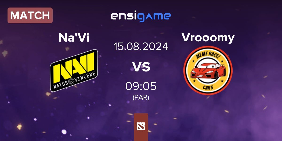 Match Natus Vincere Na'Vi vs Vrooomy.io Vrooomy | 15.08