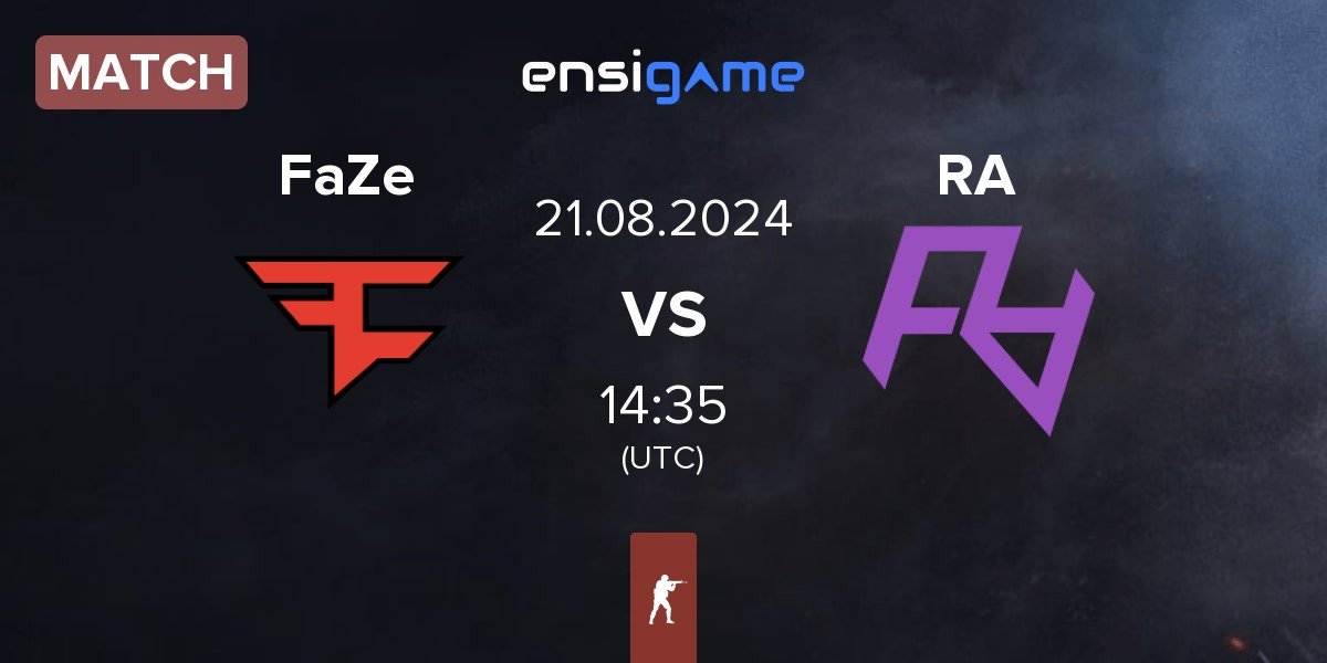 Match FaZe Clan FaZe vs Rare Atom RA | 21.08