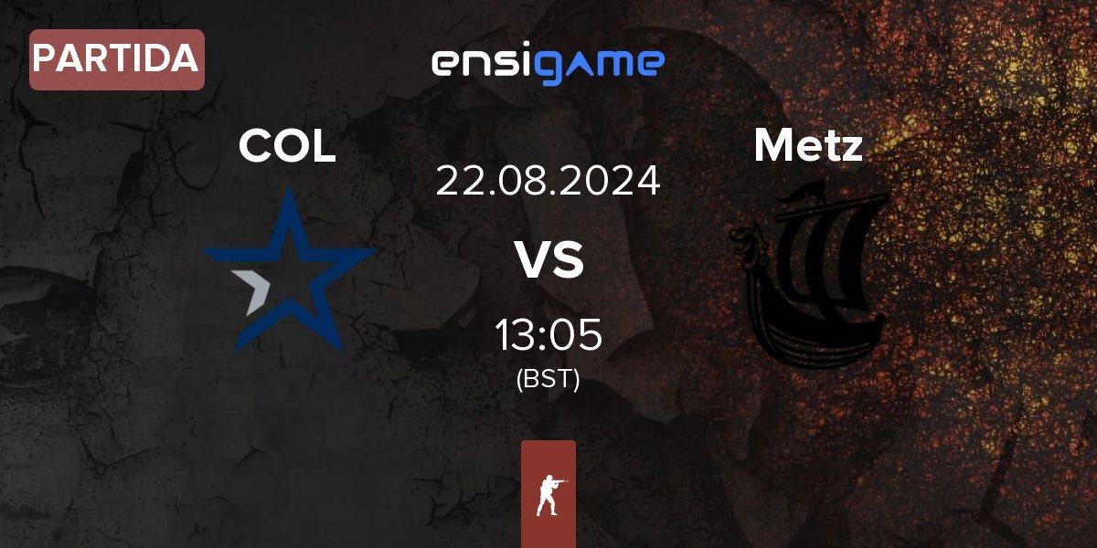 Partida Complexity Gaming COL vs Metizport Metz | 22.08