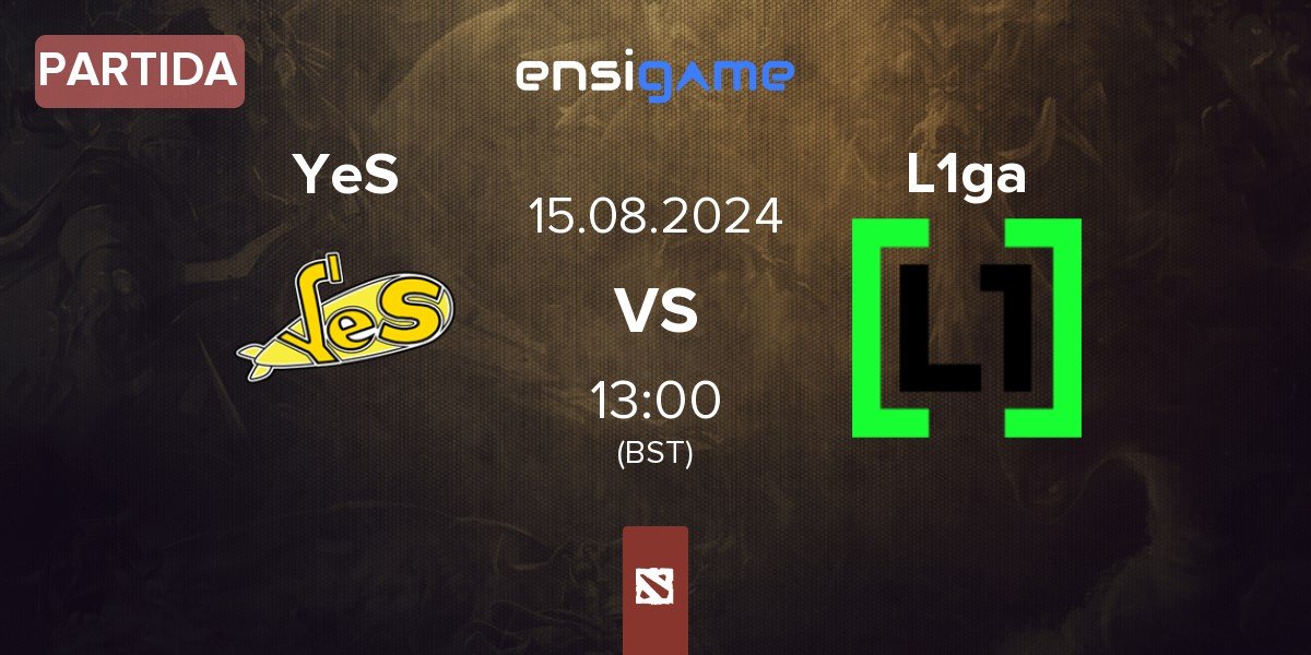 Partida Yellow Submarine YeS vs L1ga Team L1ga | 15.08