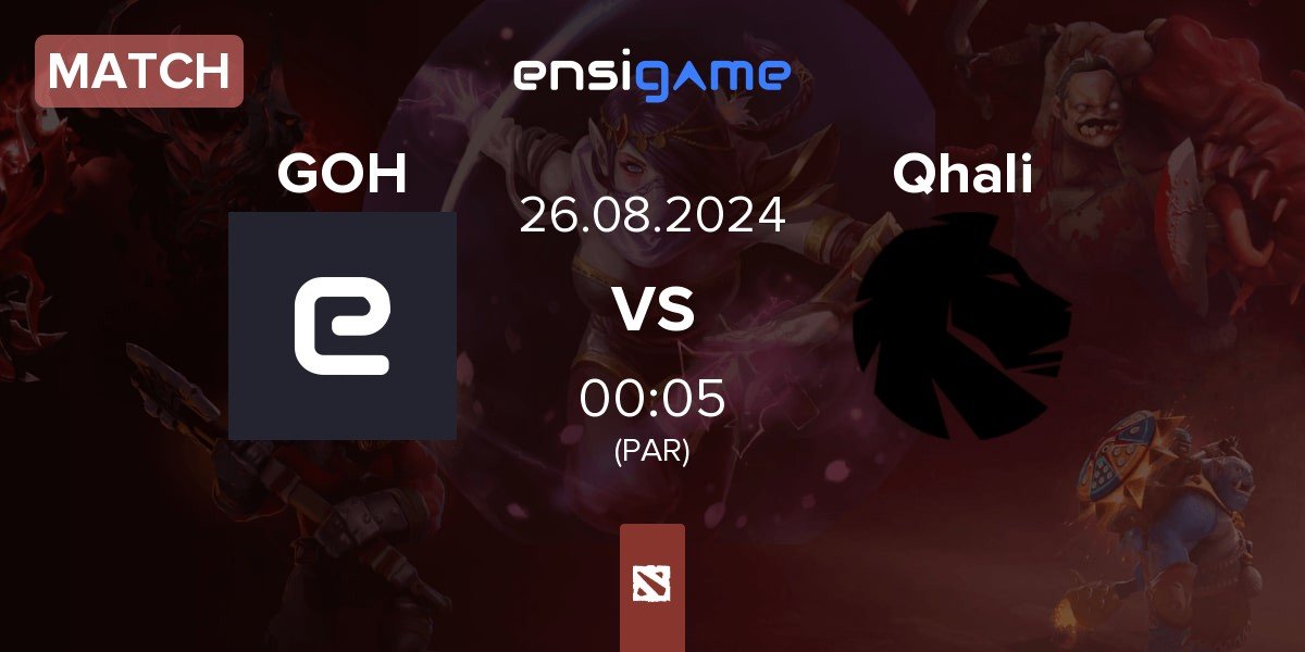 Match Gods of Hell GOH vs Qhali | 26.08