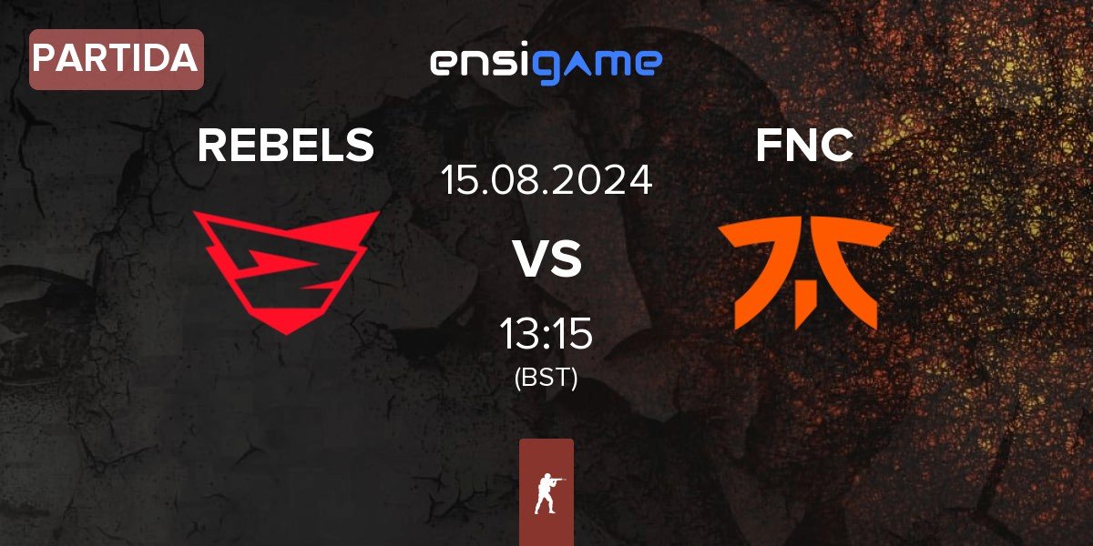 Partida Rebels Gaming REBELS vs Fnatic FNC | 15.08