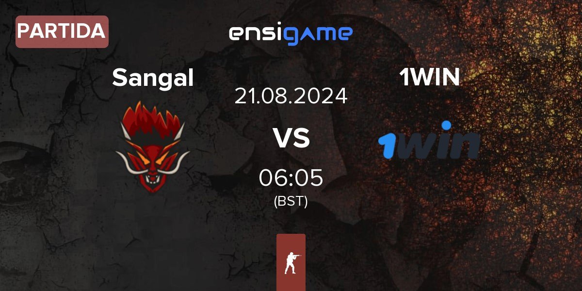 Partida Sangal Esports Sangal vs 1WIN | 21.08