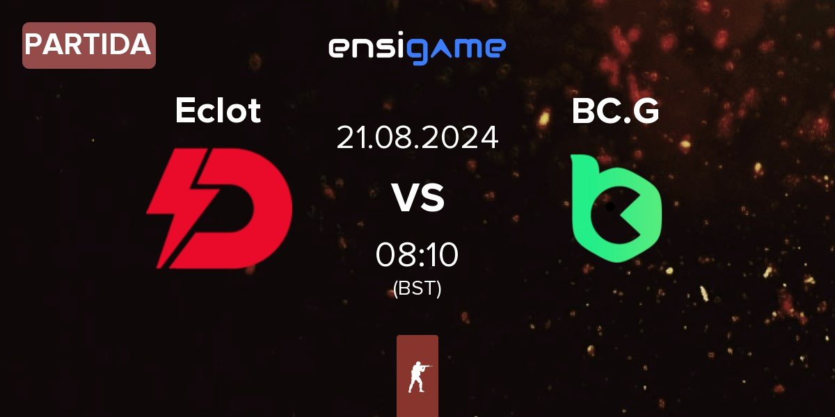 Partida Dynamo Eclot Eclot vs BC.Game Esports BC.G | 21.08