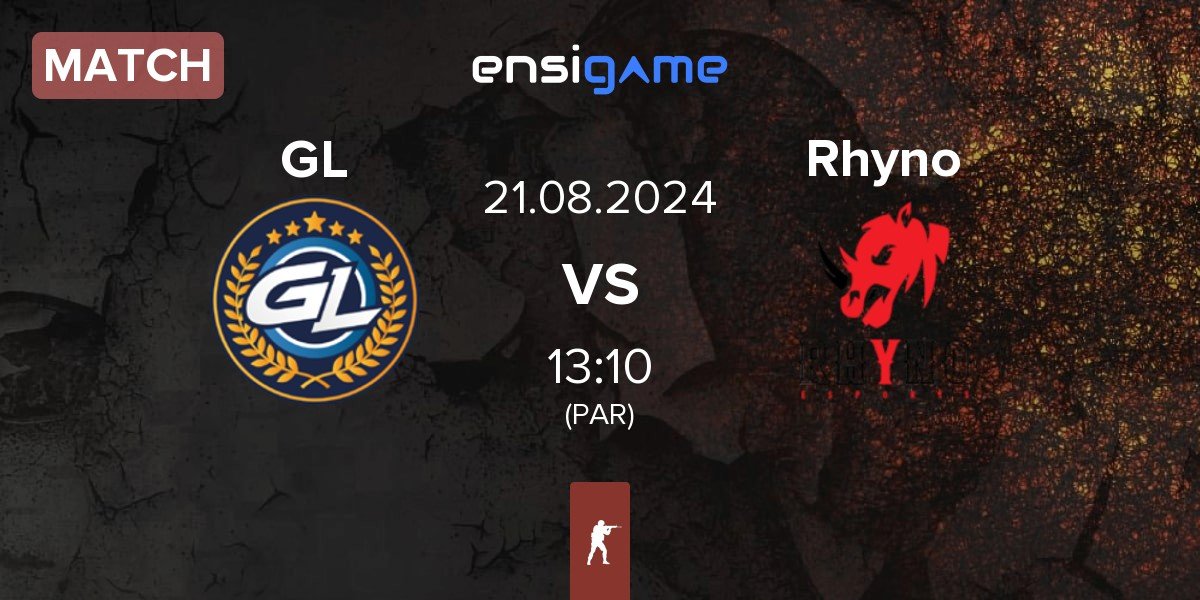 Match GamerLegion GL vs Rhyno Esports Rhyno | 21.08