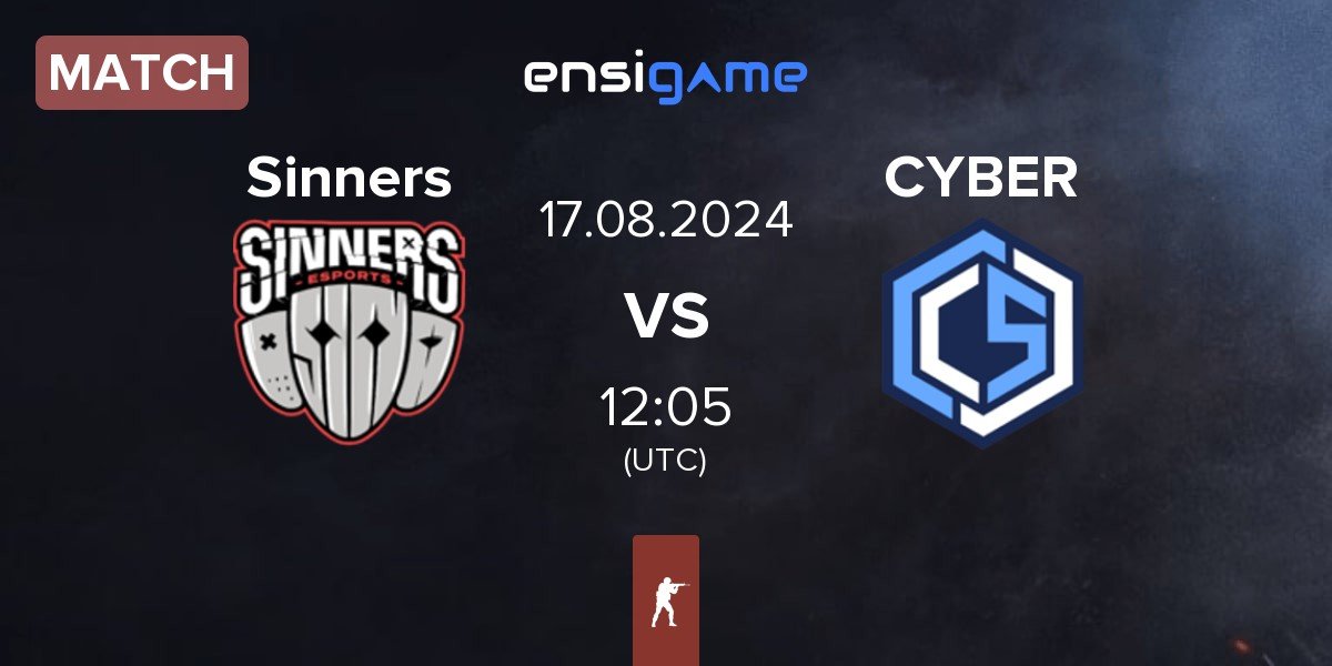 Match Sinners Esports Sinners vs CYBERSHOKE Esports CS | 17.08