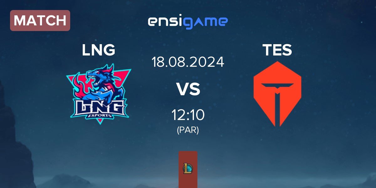 Match LNG Esports LNG vs TOP Esports TES | 18.08