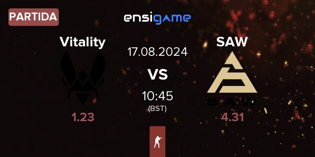 Partida Team Vitality Vitality vs SAW | 17.08