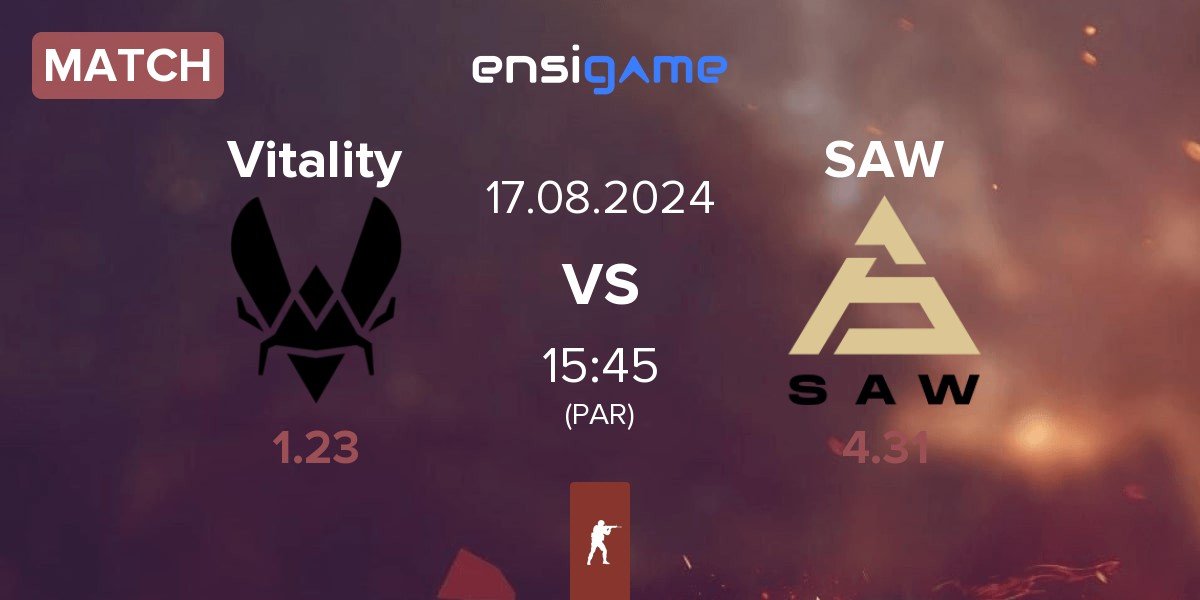 Match Team Vitality Vitality vs SAW | 17.08