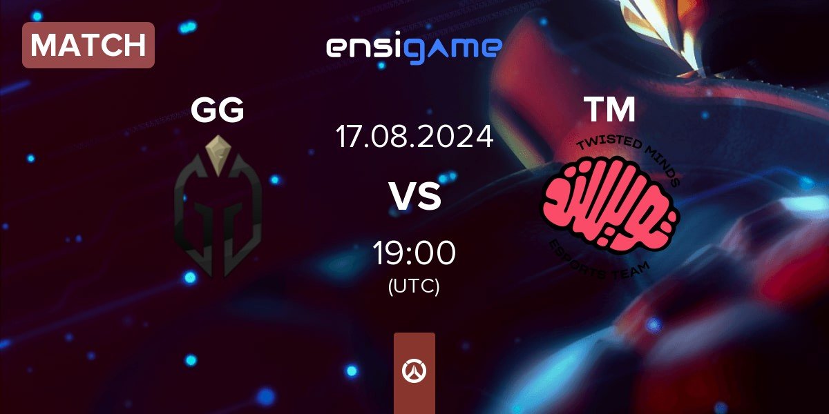 Match Gaimin Gladiators GG vs Twisted Minds TM | 17.08