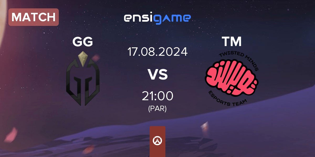 Match Gaimin Gladiators GG vs Twisted Minds TM | 17.08